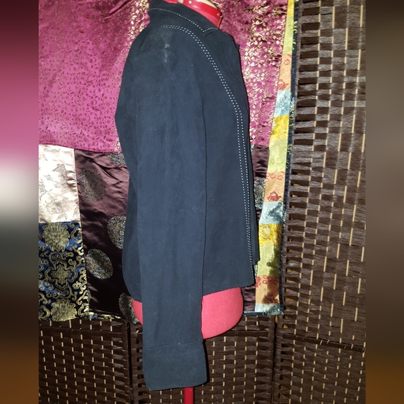 2 for 1 Vintage faux suede jacket top - Picture 4 of 5